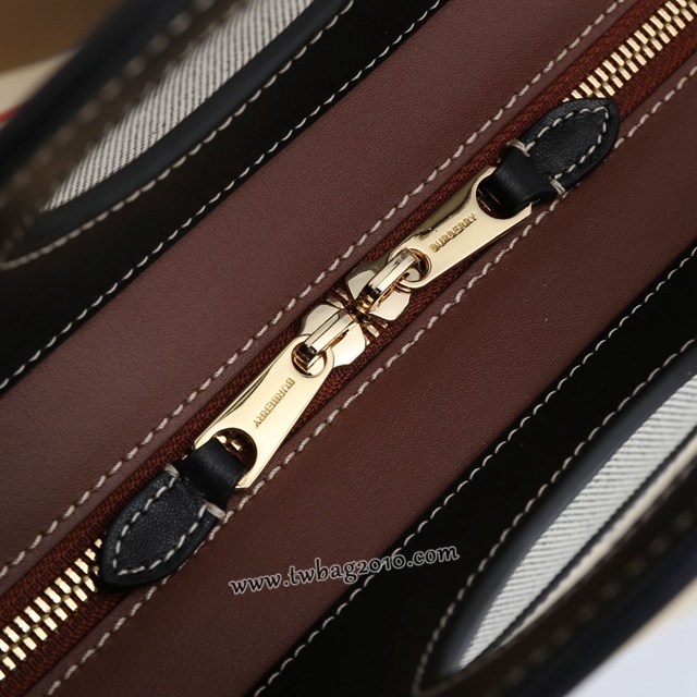 Burberry專門店新款大號37cm撲克包拉鏈 巴寶莉手提肩背斜挎女包 yxb1328